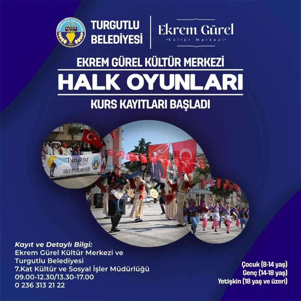 Turgutlu’da Halk Oyunları Kursu İçin Kayıtlar Başladı