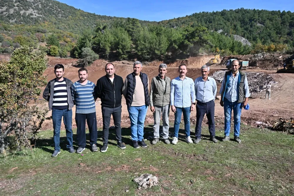 Gördes Malaz’a 35 Bin Metreküplük Sulama Göleti Kazandırıldı