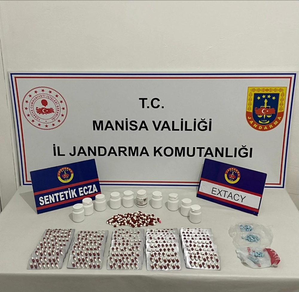 Manisa’da Uyuşturucu Operasyonu: 1216 Sentetik Hap Ele Geçirildi