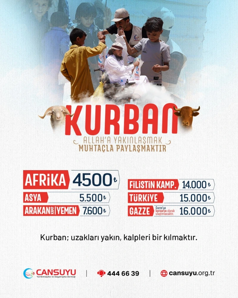 Cansuyu Kurban Bağışı