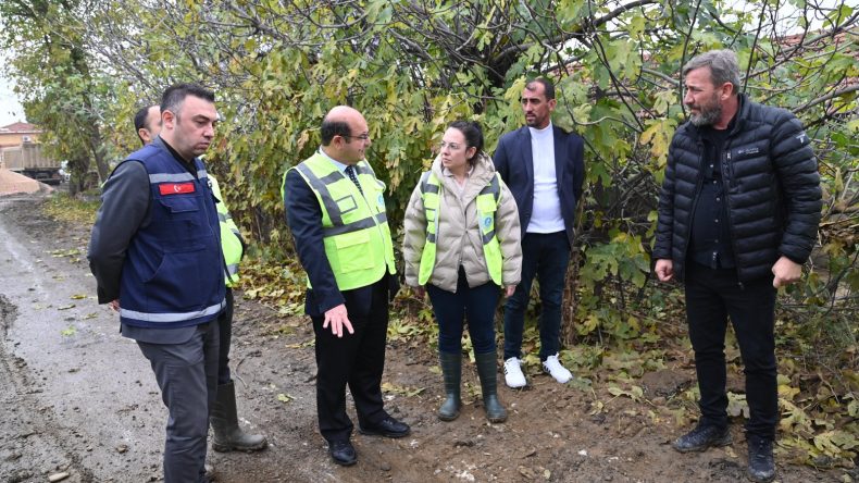 Turgutlu’da Kolektör Hattı Çalışmaları Hızla İlerliyor